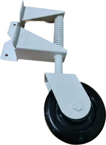 Vinyl Gates Heavy Duty Spring Loaded 3.9'' 10cm Swing Gate Wheel Caster - Picture 16 of 23