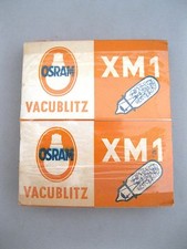 VINTAGE OSRAM VACUBLITZ XM1 PHOTO FLASHES 10 FLASHES UNUSED SEALED