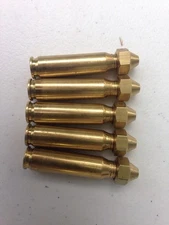 5 Custom Brass Speed Loaders for loose muzzleloader powder. 55-60 Grain Cap.
