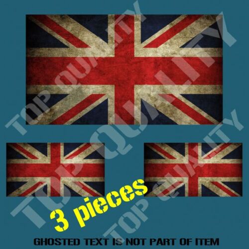 BRITAIN BRITISH NATIONAL FLAG DECAL STICKER GRUNGE RUSTIC WEATHERED STICKERS - Picture 1 of 1