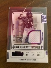 2021 Panini Contenders Prospect Blue Draft Ticket /99 Yoelqui Cespedes 