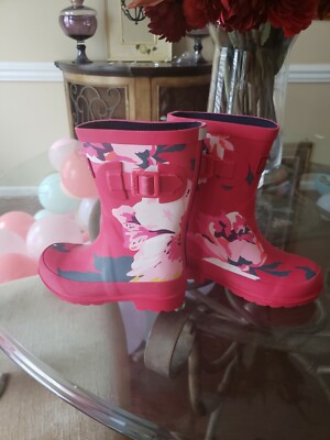 Joules Wellies /Girls Rain Boots /Kids Size 11 UK