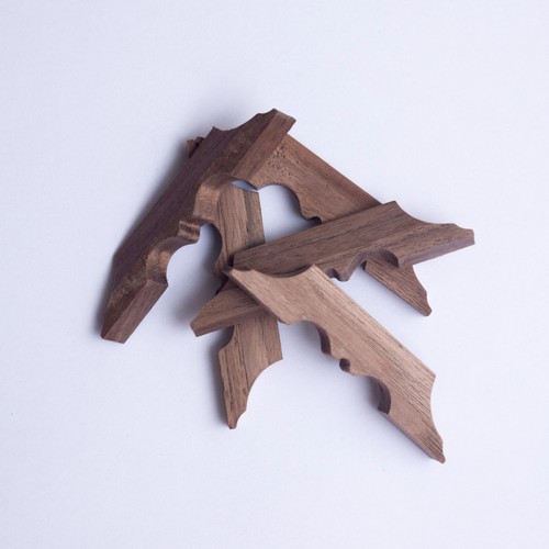 Bridge for Balalaika Domra Mandolin Chernihiv type Semi manufacture 16mm Walnut - Picture 9 of 9