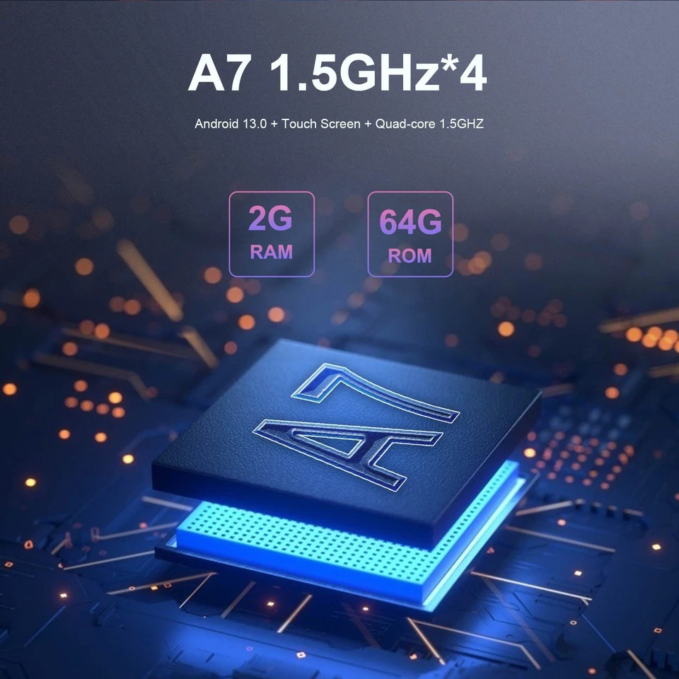 10" Doppel 2DIN Carplay 2G+64G Android 13 AUTORADIO GPS Navigation WIFI FM RDS - Bild 2 von 4