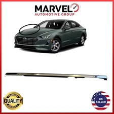 Fender Chrome Garnish Molding Trim RIGHT Passenger Side for Hyundai Sonata 20-23