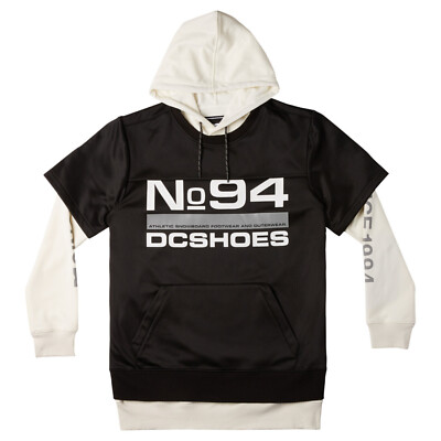DC shoes dryden 3 in 1 hoodie black technical sweatshirt 2025 dwr ski snowboard new ...
