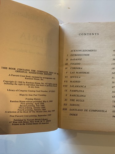 Iberia Spanish Travels and Reflections, Paperback James A. Michener 1969 - Imagen 5 de 5