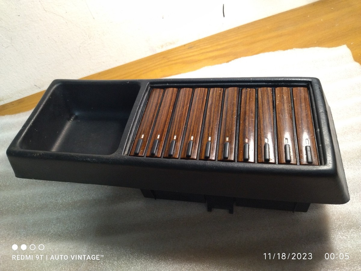 Mercedes-Benz W123 C123 Wooden Cassette Console Storage Fischer