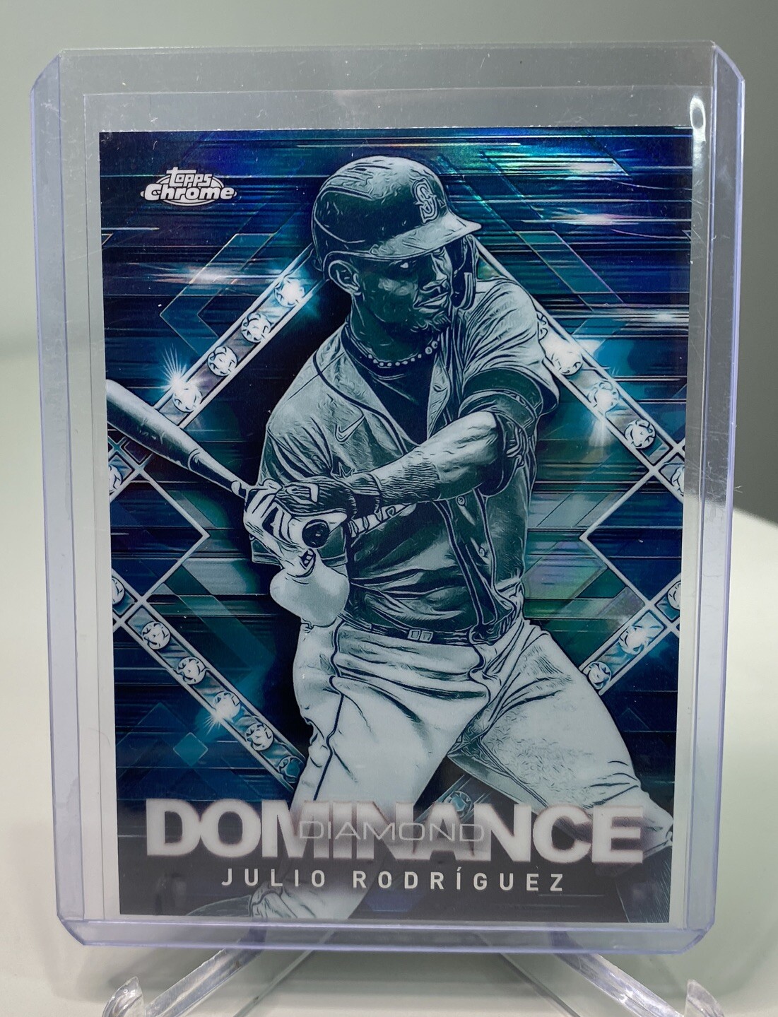 2023 Topps Chrome Update Diamond Dominance #DD2 Julio Rodriguez SP