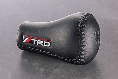 Toyota TRD Genuine Leather Shift Knob AE86 5 Speed Black OEM | eBay