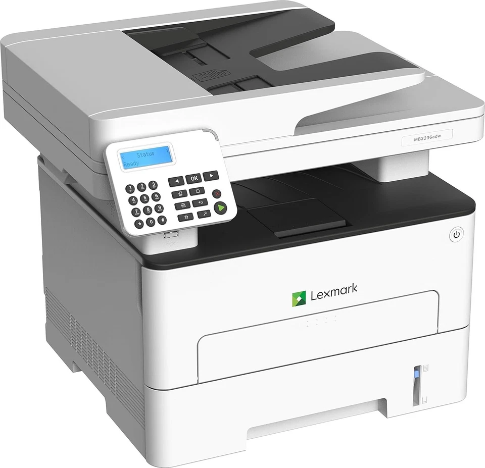 Lexmark MB2236ADW Black & White Mono All-in-One Laser A4 Printer  WITH 83% TONER - Image 4 of 4