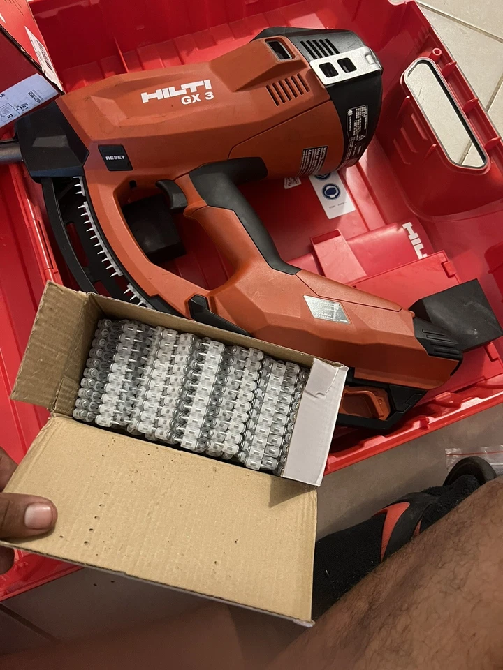 Hilti nails 19mm For Gx3 And Gx120 (1000 Pins) Concrete Nail - Image 2 of 4