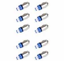 (Qty 10) Porsche 912, 911, 914, 924, 356 Instrument LED Bulbs 12V Blue
