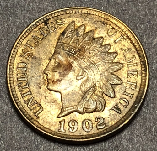 1902 Indian Head Cent Penny BU Uncirculated