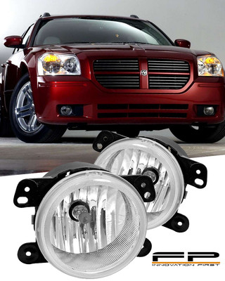 2005 2007 Dodge Magnum Front Replacement Fog Lights Clear Lens Housing Pair Ebay