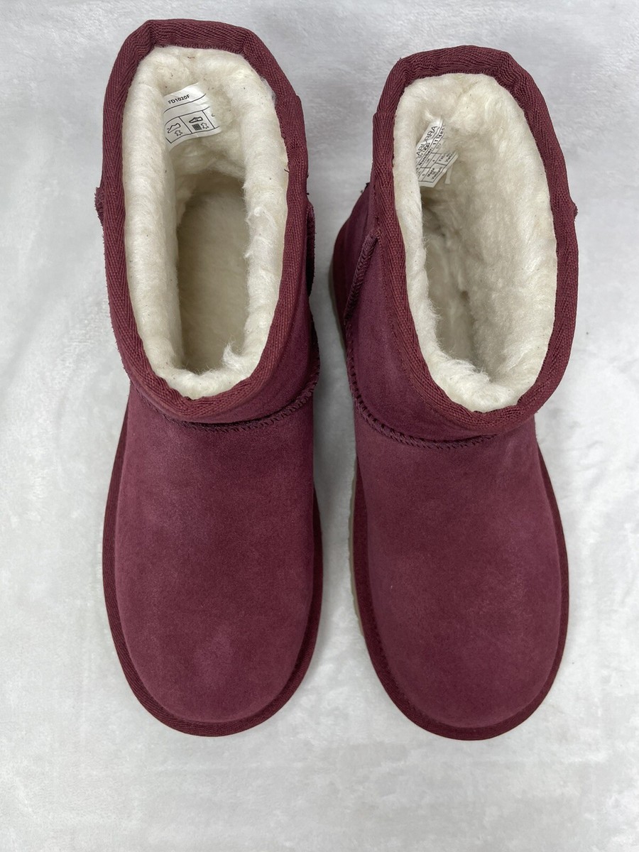 Koolaburra by UGG Women's Koola Mini II Ankle Boot Zinfandel NWT