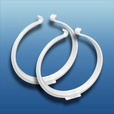 K-TECH-PRO PVC Rundrohr Halterung Haltebügel Halter Befestigung Lüftungsrohr Abluftrohr