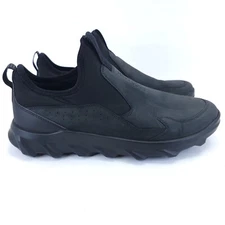 ECCO Men's 820294 MX M Black Nubuck Sneaker Size 6.5 EU 40