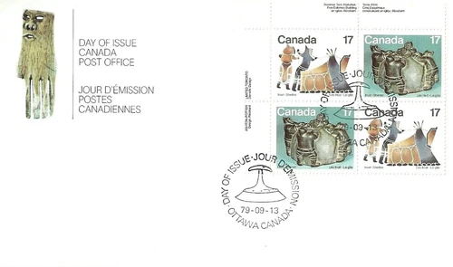 🍁Canada   #835/836 ULpb  "INUIT SHELTER"      Fine Used  1979 First Day Cover