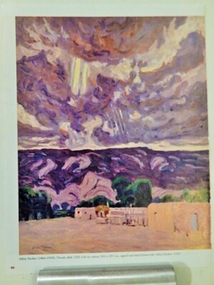 ALLEN TUCKER ART PIECE VTG ORIG  2012 ADVERTISEMENT,