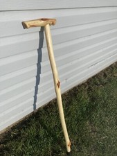 35" Carved Finished Diamond Willow Walking Cane Tru-oil Finish