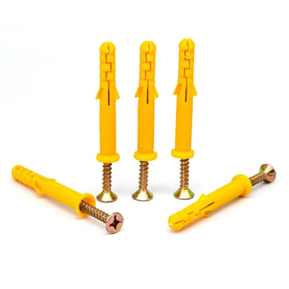 Self Drilling Expansion Tube Nails Plastic Wall Screws New Wall Plug Anchor - image 3 of 4