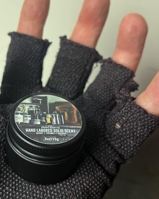 ROSE PATCHOULI + OUD BARK 0.5 Oz Glass Jar/ LUXURY SCENT BY POVERTY CO.