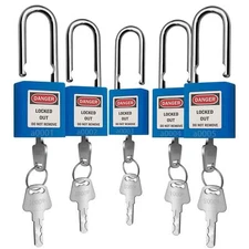 Lockout Tagout Lock 5pcs Set Loto Product Padlocks for Lock Out Tag Out Stati...