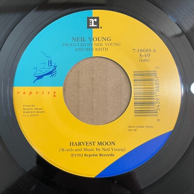 NEIL YOUNG Harvest Moon / Old King 45 Reprise 7-18685 NEW UNPLAYED