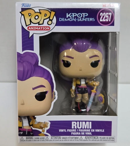 RUMI - K-POP Demon Hunters Funko POP! Animation #2257 Vinyl Figure NEW BOX WEAR