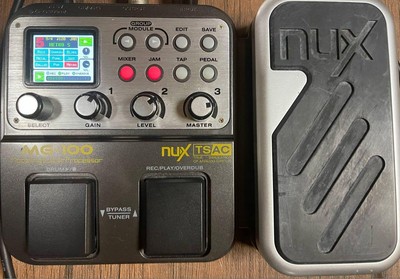 Nux MG-100 Multi-Effector Guitar Pedal, Used, with Power Adapter