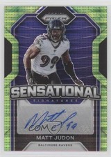 2020 Panini Prizm Sensational Signatures Neon Green Pulsar Matt Judon Auto 1nq