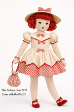 RAG DOLL Sewing Pattern Mail Order 208 Clothes 27" Tall