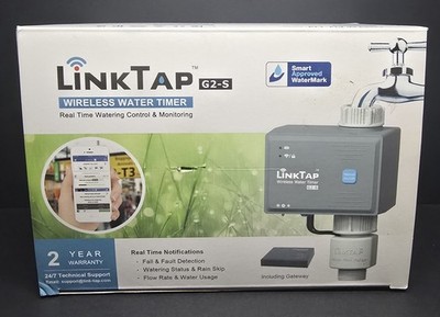 LinkTap G2S Wireless Water Timer-Requires Gateway- Smart Irrigation Hose Faucet
