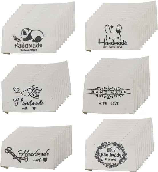 Handmade Stoff Labels Zum AnnäHen FüR Kleidung Und DIY NäHprojekte Hochwertige T-image