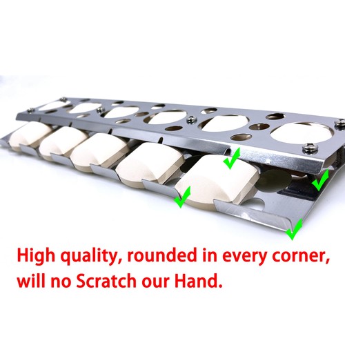 Pièces détachées DP112 (pack de 4) 16,5 x 6,5 pouces plaque chauffante/bouclier thermique en acier inoxydable R... - Photo 4/5
