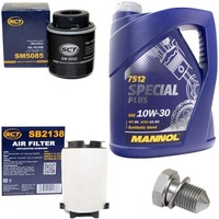 MotoröL Filter Set 10W30 5 Liter + ÖLablassschraube FüR Audi A3 VW Jetta Golf