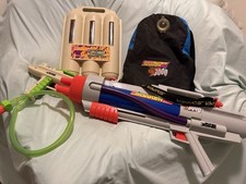 Vintage 1997 Larami Super Soaker CPS 3000 Backpack Water Blaster Power Pak Lot  