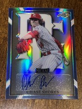 CHASE SHORES 2021 LEAF PERFECT GAME PLATINUM RAINBOW AUTO PROOF #1/1 LSU, ANGELS