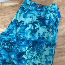 Mens Columbia PFG Rambler Printed water short 2XL Blue