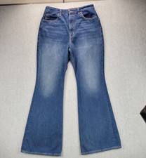 Levi  s 70s High Flare Jeans Women  s 31 Blue Big E Premium Denim Wide Leg W31 L31