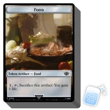 10 pcs FOOD TOKEN (10) The Lord Of The Rings Magic MTG MINT CARD