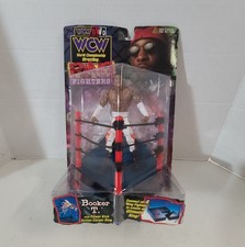 WCW NWO Ring Fighters Booker T World Championship Wrestling Figure 1999 WWE New