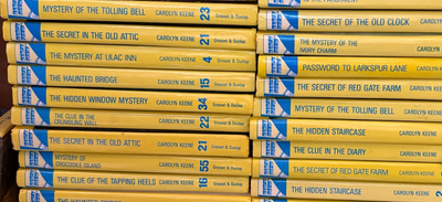 Nancy Drew Flashlight Hardcover Books Pick Choose Carolyn Keene Yellow Spine