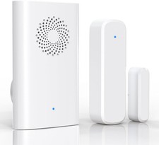 Wireless Door Sensor Chime, Door Open Alarm When Entry Business/Office/Store