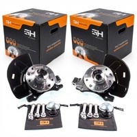 2X RadlagergehäUse Komplett Vorne FüR Opel Astra H 2004-2014, 5-Loch-Felge
