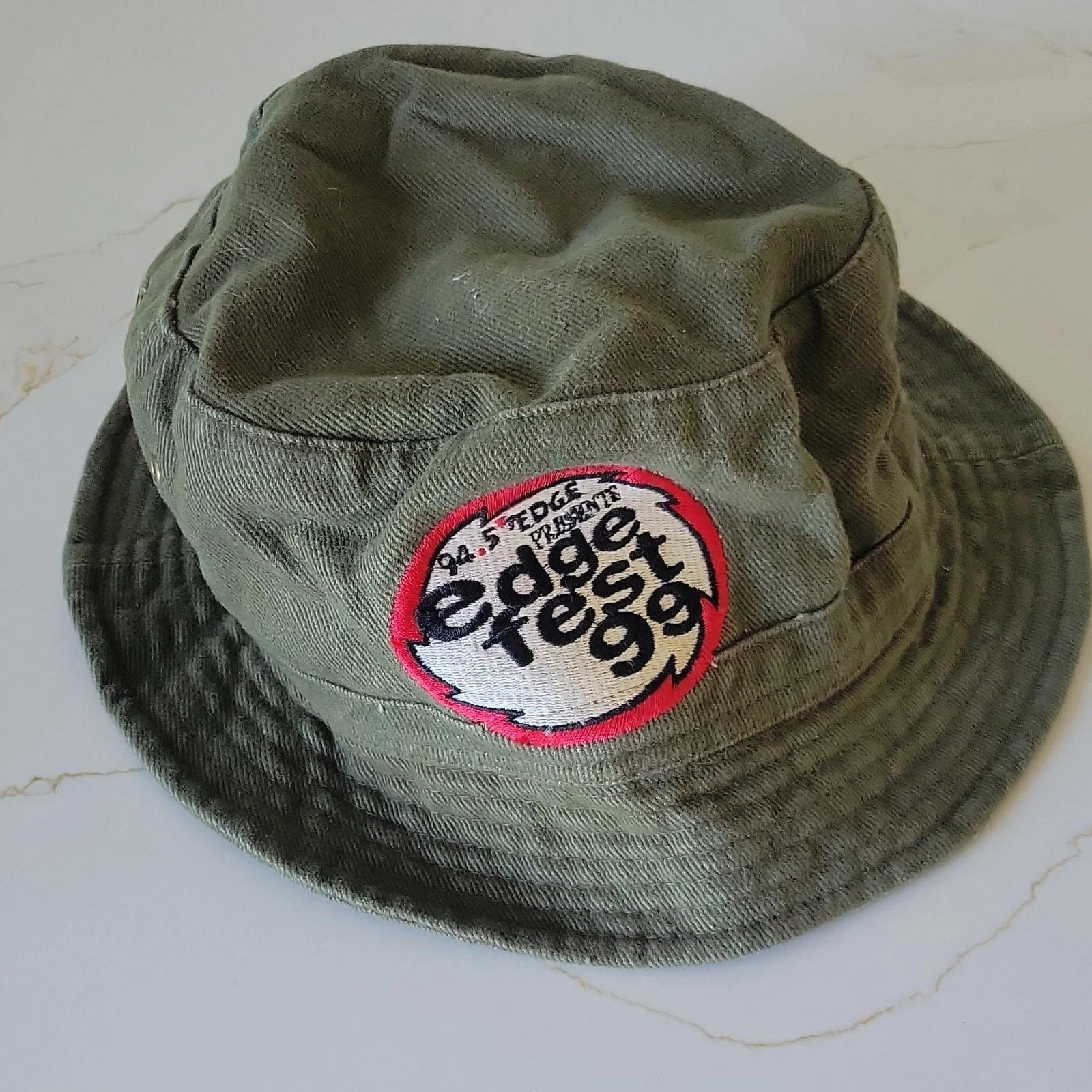 Vintage Edgefest '99 Bucket Hat 94.5 The Edge Festival Promo Alternative Rock