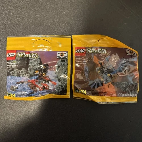 LEGO Castle: Ninpo Water Spider 3017 Big Bat 3019 New Sealed Bag Ninja Vintage