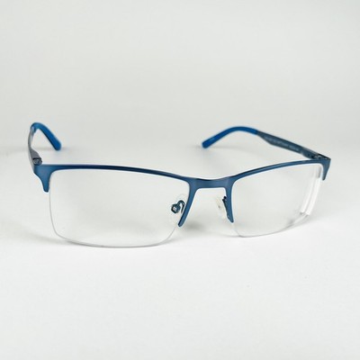 CHAMPION ELITE Brille SATIN BLAU HALBRAND Brillengestell MOD: CUFL1001 C02