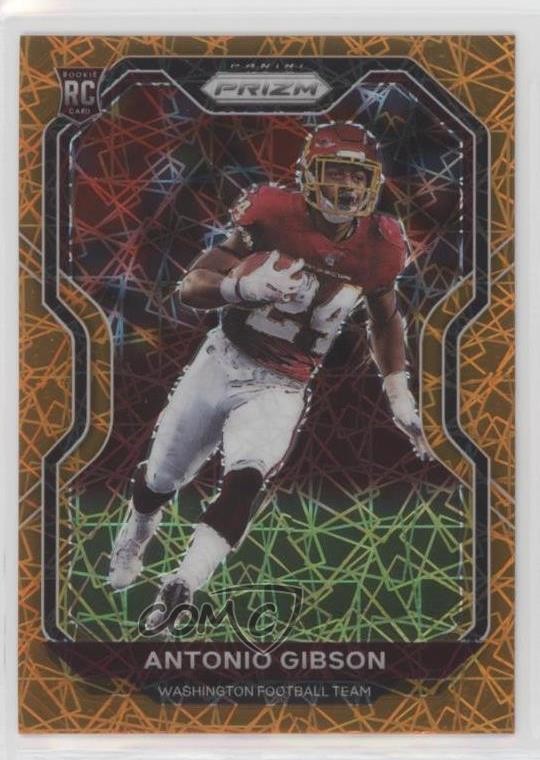 2020 Panini Prizm Rookie Lazer Prizm Antonio Gibson #384 Rookie RC b5f